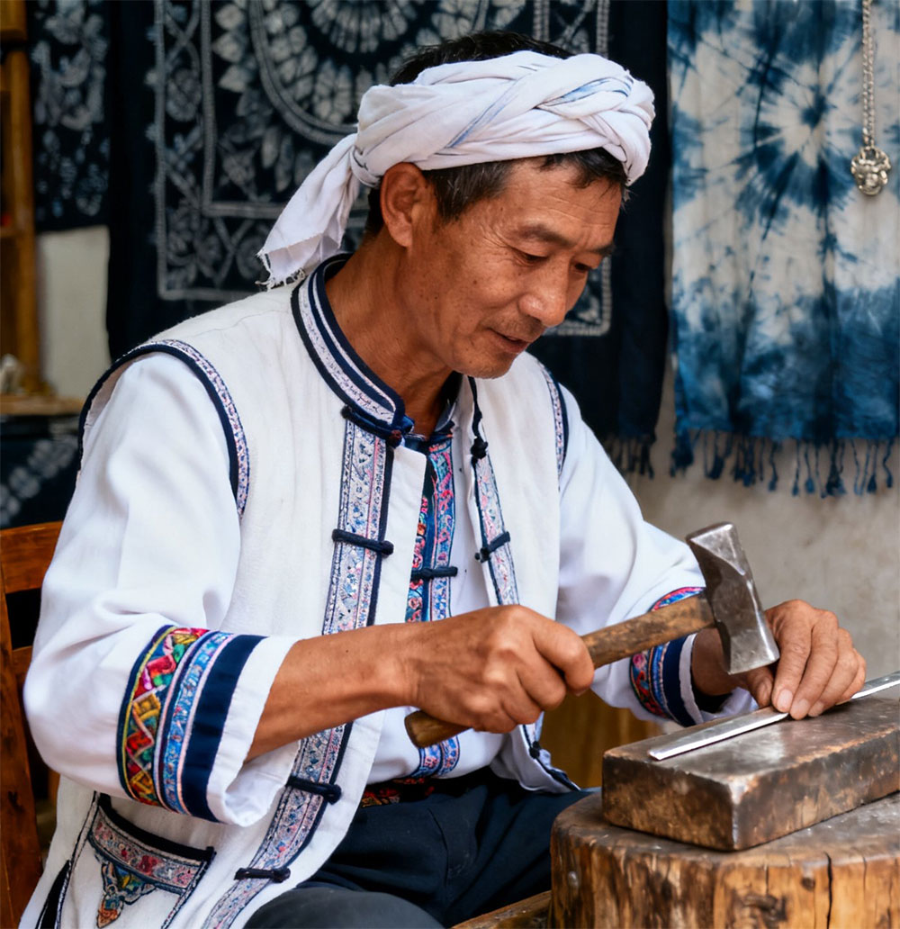 纯银手工制作阿拉伯茶壶